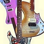Ron Sargent custom sitar conversion. Bob Dylan, Billy Bragg, Robert Cray - the Jetsons!
