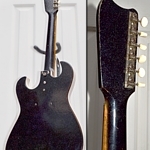 Silvertone vintage guitar by Danelectro.1963 1964 sixties. Model 1448. Top condition