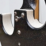 Silvertone vintage guitar by Danelectro.1963 1964 sixties. Model 1448. Danelectro's unique tape binding