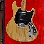 Musicman, Music Man, Stingray II, Sting Ray II, vintage guitar, 1977, seventies. Natural finish. One of Leo Fender's best!