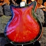 Teisco, Teisco Del Rey, EP-10, EP10, thinline, vintage guitar, 1969, 1970, sixties, seventies, made in Japan. Cool lacquer cracking