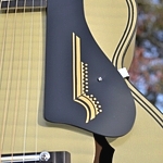 Harmony Archtone vintage archtop acoustic guitar, 1964. Replacement art deco pickguard