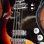 Hofner vintage bass, model 184, circa 1974. German 'precision'