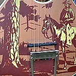 Wards 'Singing Cowboys' guitar, 1939, 'The Plainsman'. Ready to go to work
