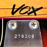 Vox Tornado thinline , 1967. All original, made in Italy
