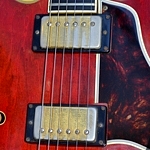 Original 1976 Gibson ES-355, in Cherry. MOP block inlays and Pat. No. pickups