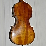 Bluegrass fiddle, owned by Slim Martin. Where the term 'fiddleback' came from
