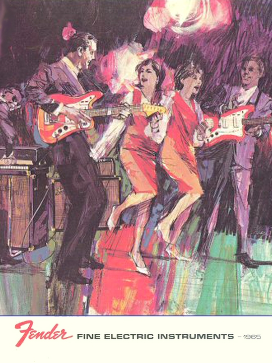 Fender Duo Sonic II, 1965. Original 1965 Fender catalogue