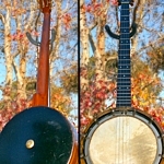 Barnes & Mullins 5-string banjo.  UK made, circa 1895. Rare 1800s instrument
