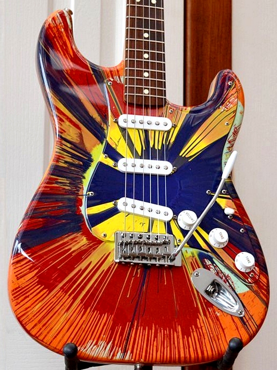 Hang it on the wall, hang it round your neck – it's guitar art you can play!