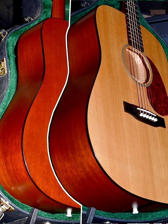 Just re-strung with a set of Red Brand's awesome Bluegrass strings, this guitar sizzles!