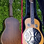 National Reso Phonic Resophonic resonator guitar, Model D. Square neck, spider bridge. Perfect!