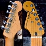 Fender Standard Stratocaster, lefty. Store display model. Vintage White