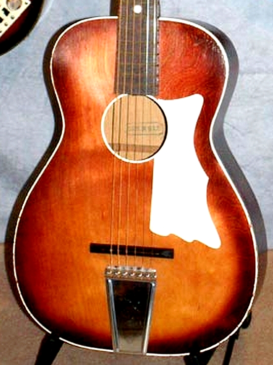 Silvertone Hickory acoustic, mid to late fifties. Gorgeous tone!