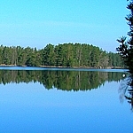 The lake in southern Sweden