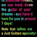 Just Guitars custom order & search service