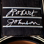 Robert Johnson signature in Mother Of Pearl