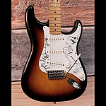 Fender Stratocaster – autographed by 10 x platinum-selling 70s/80s band, Styx